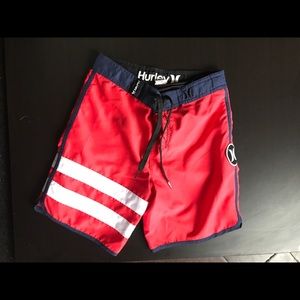 HURLEY LIL KIDS SWIMMING TRUNKS Board Shorts SZ 7
